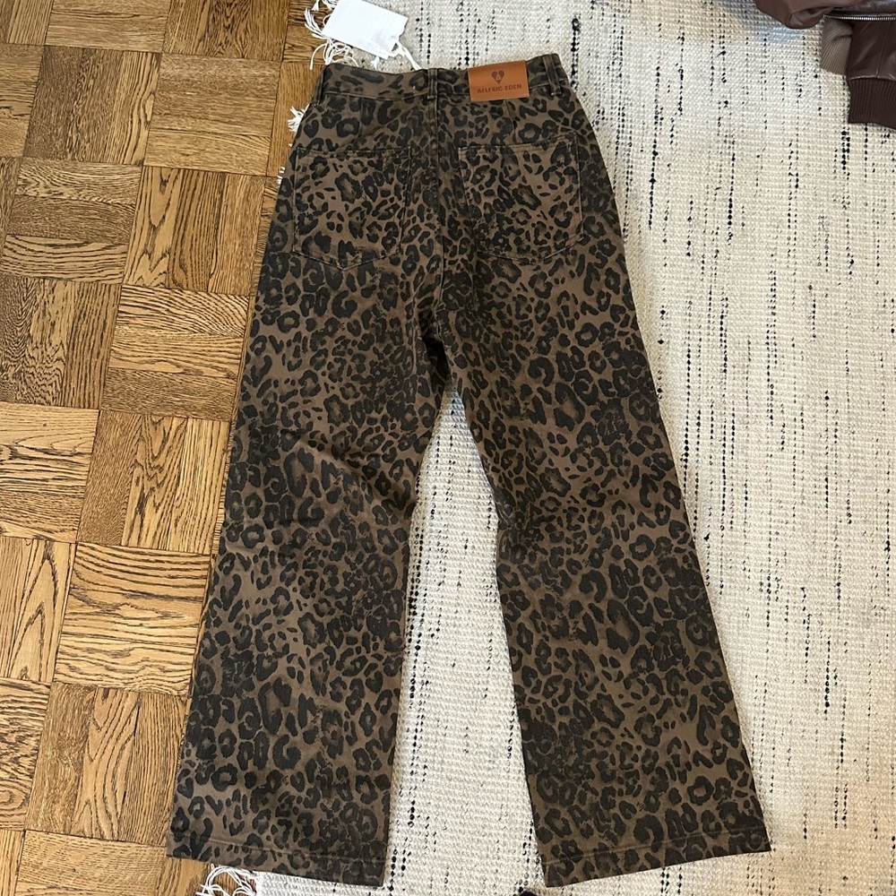 Aelfric Eden Leopard Print Jeans
